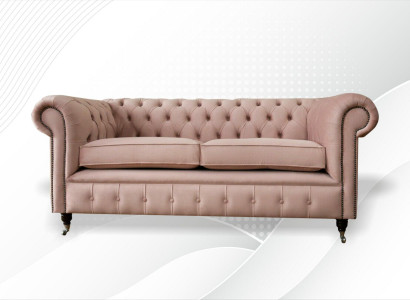 Design Polster Sitz Couch 3 Sitzer Sofa Chesterfield Sofas Couchen Textil Stoff